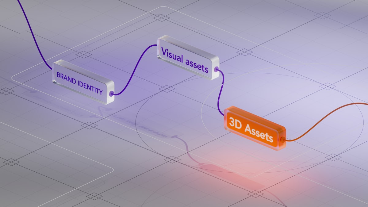 Interactive 3D visualization design showcasing modern web-based 3D rendering capabilities